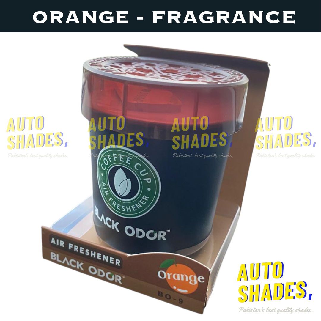 Black Odor Car Fragrance - Orange