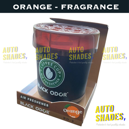 Black Odor Car Fragrance - Orange