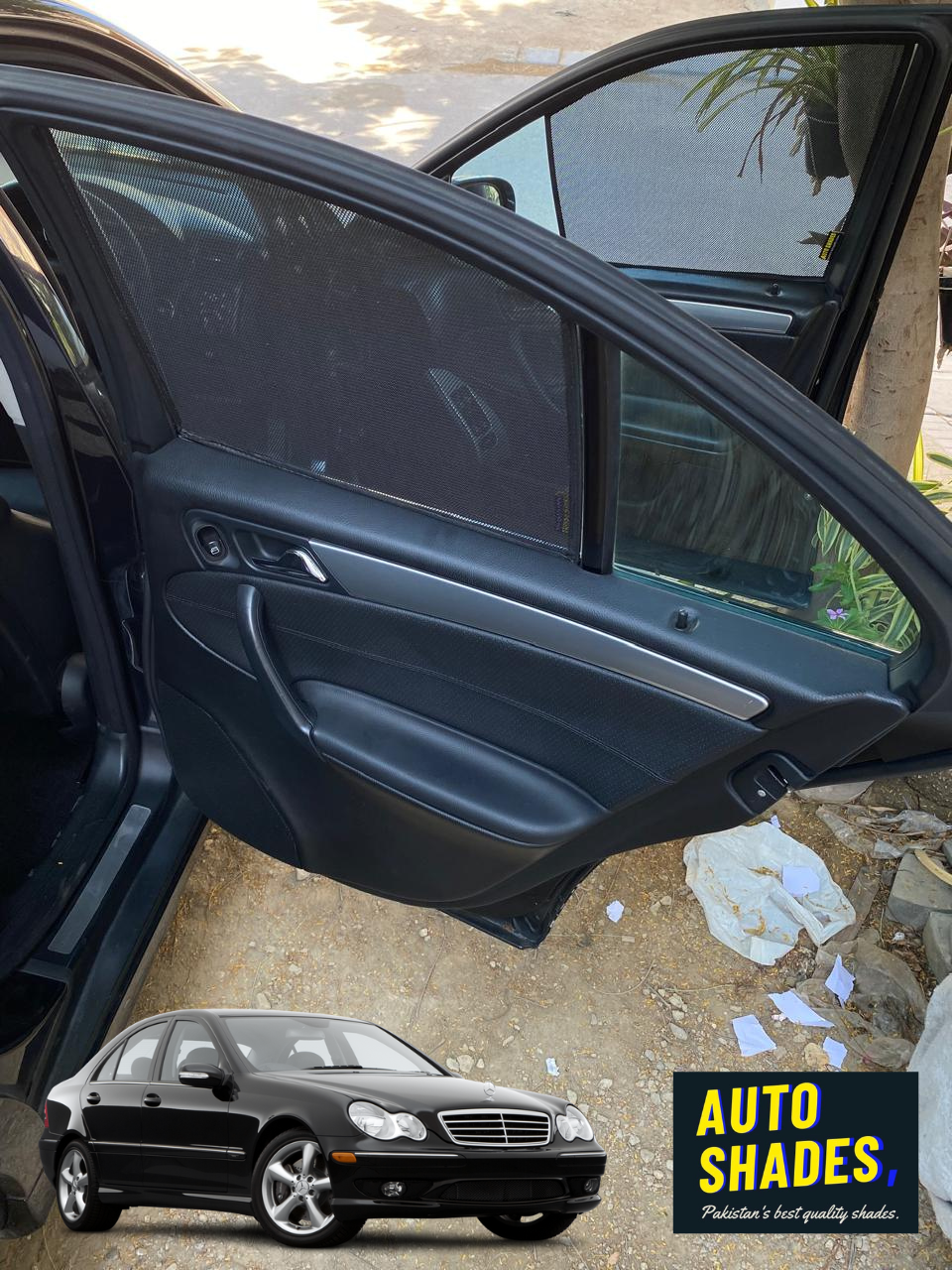 مرسڈیز بینز سی کلاس w203 کار شیڈز (2000-2007)