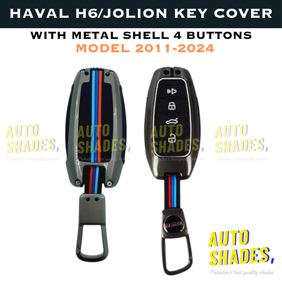 Haval Jolion / H6 Key Cover With Metal Shell 4 Button - Model 2021-2024