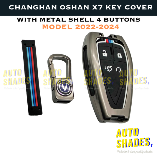 Changan Oshan X7 Key Cover With Metal Shell - Model 2022-2024