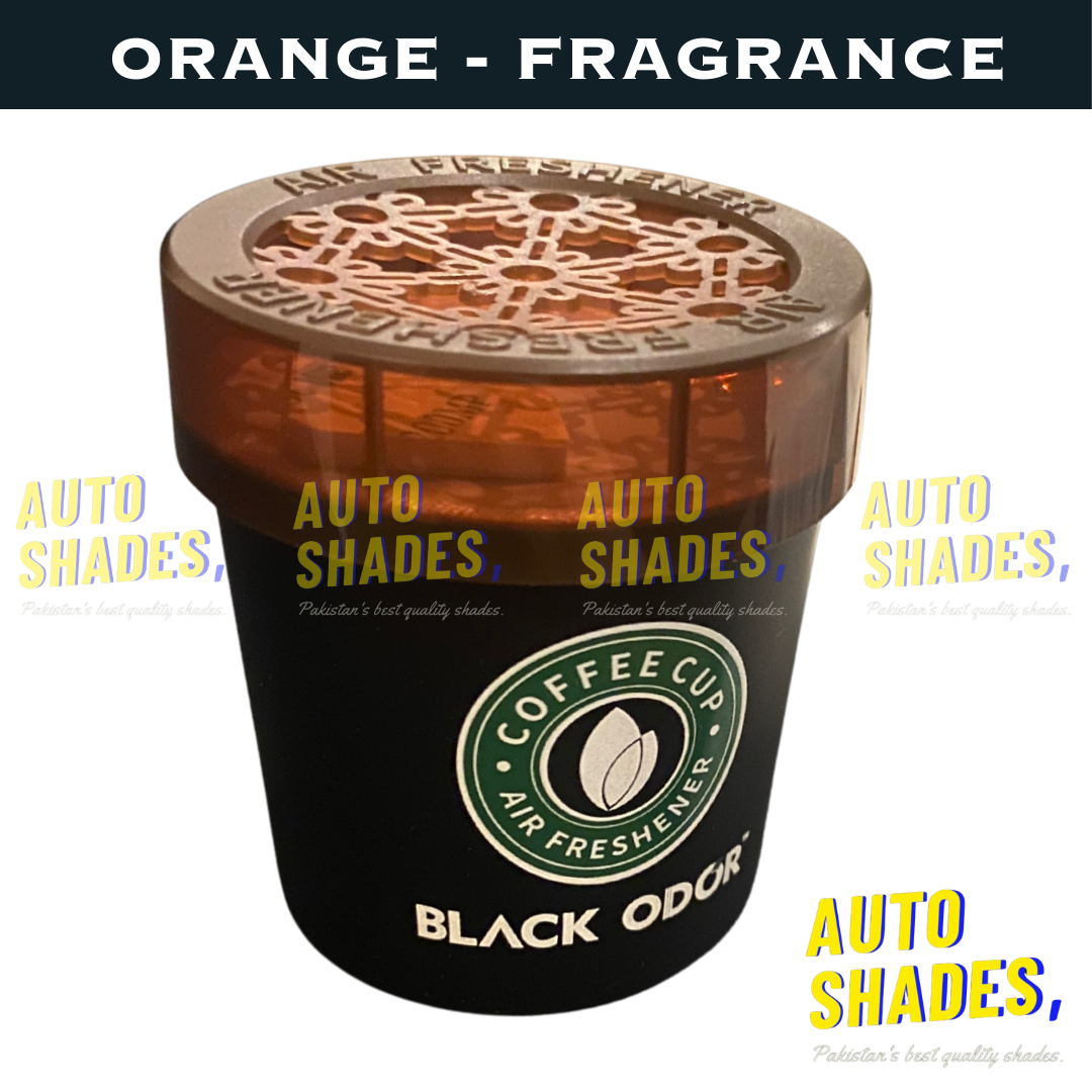 Black Odor Car Fragrance - Orange
