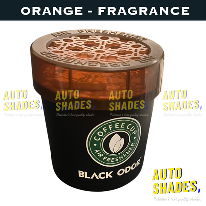 Black Odor Car Fragrance - Orange