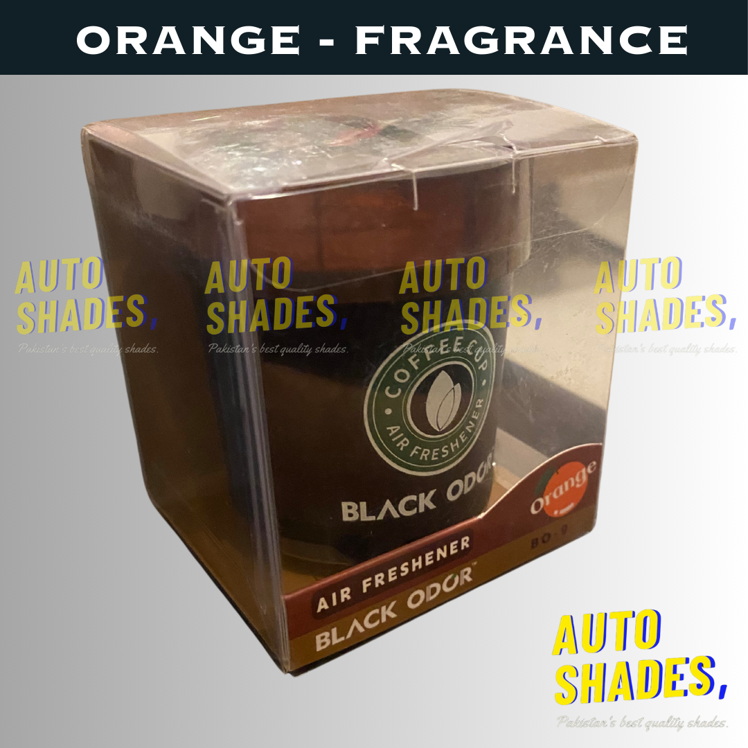 Black Odor Car Fragrance - Orange