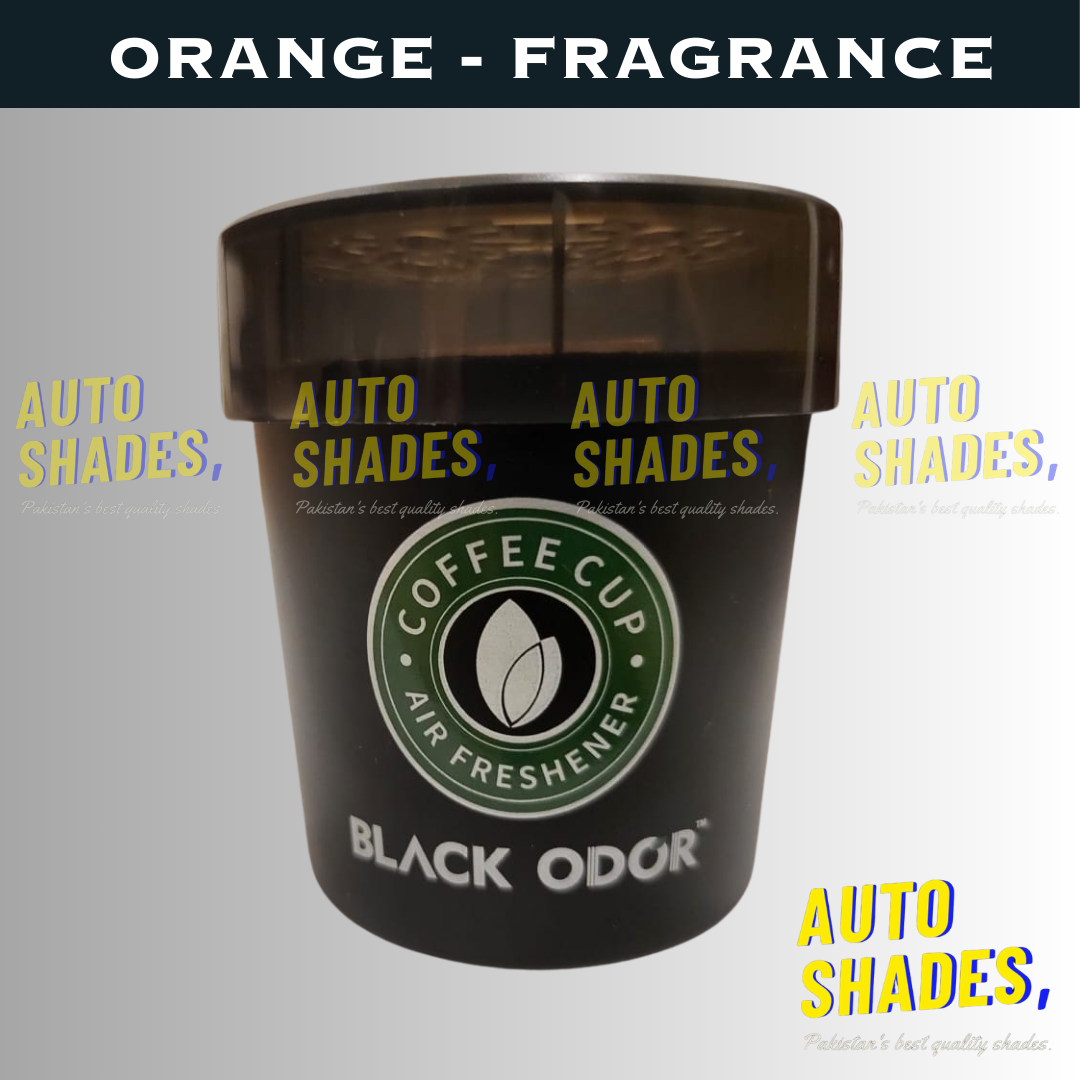 Black Odor Car Fragrance - Orange