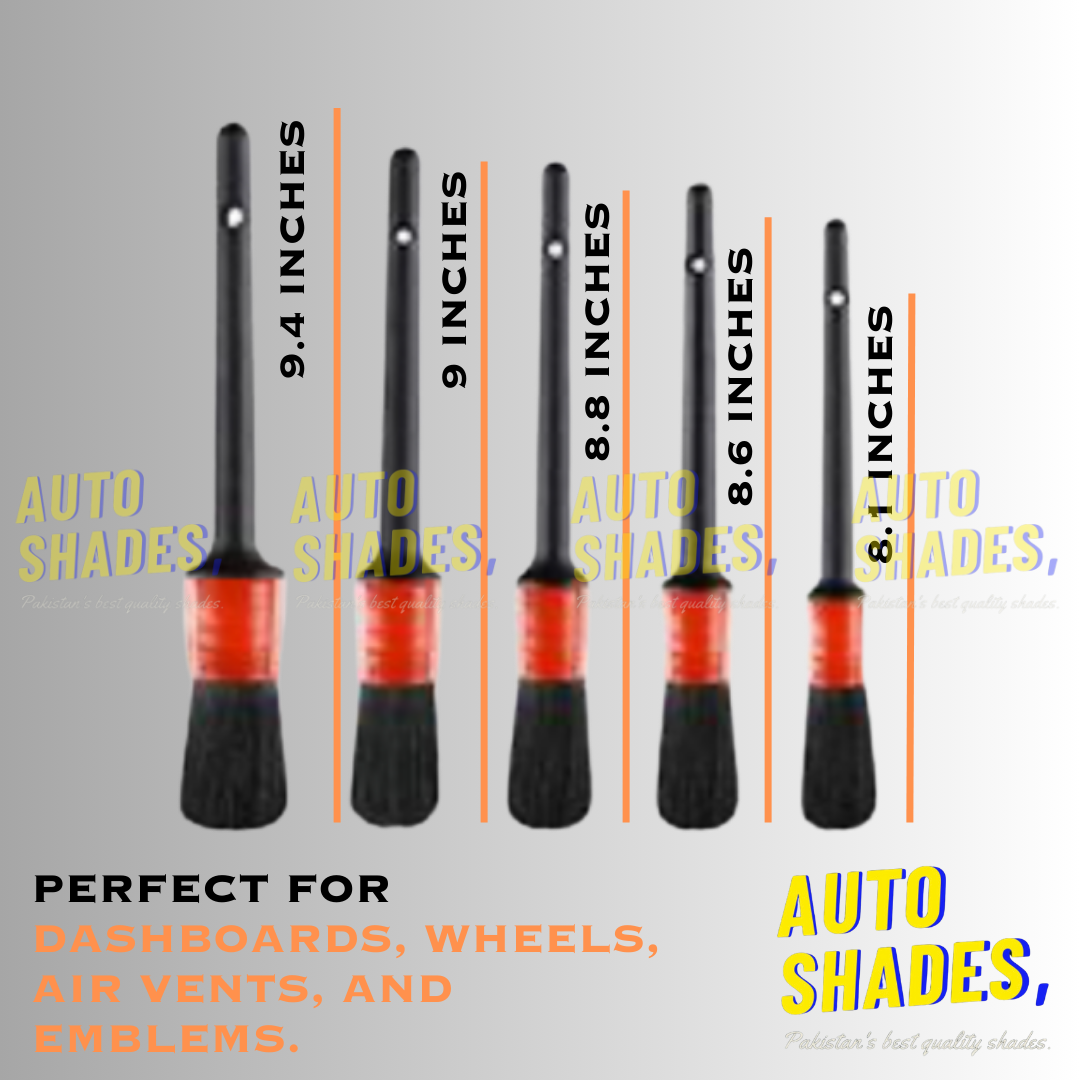 Car Detailing Brush - 5 Pcs