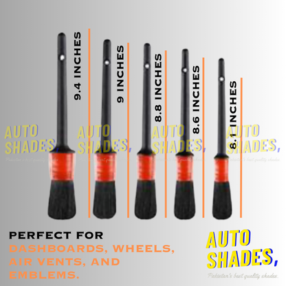 Car Detailing Brush - 5 Pcs