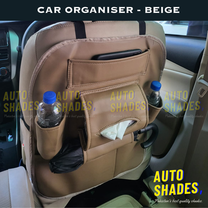 Car Organiser - Beige