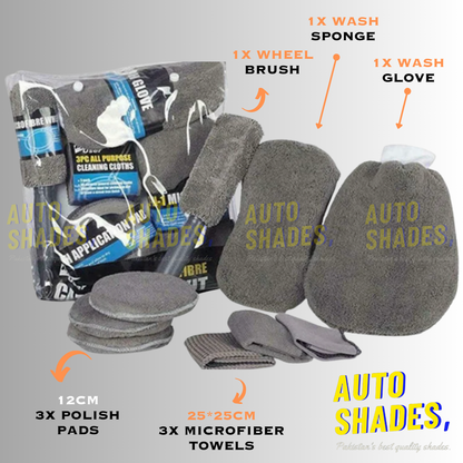 Car Wash Kit - 9 Pcs