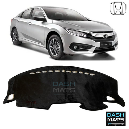 Honda Civic Dash Mat Velvet (2016-2021)