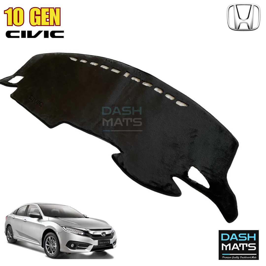 Honda Civic Dash Mat Velvet (2016-2021)