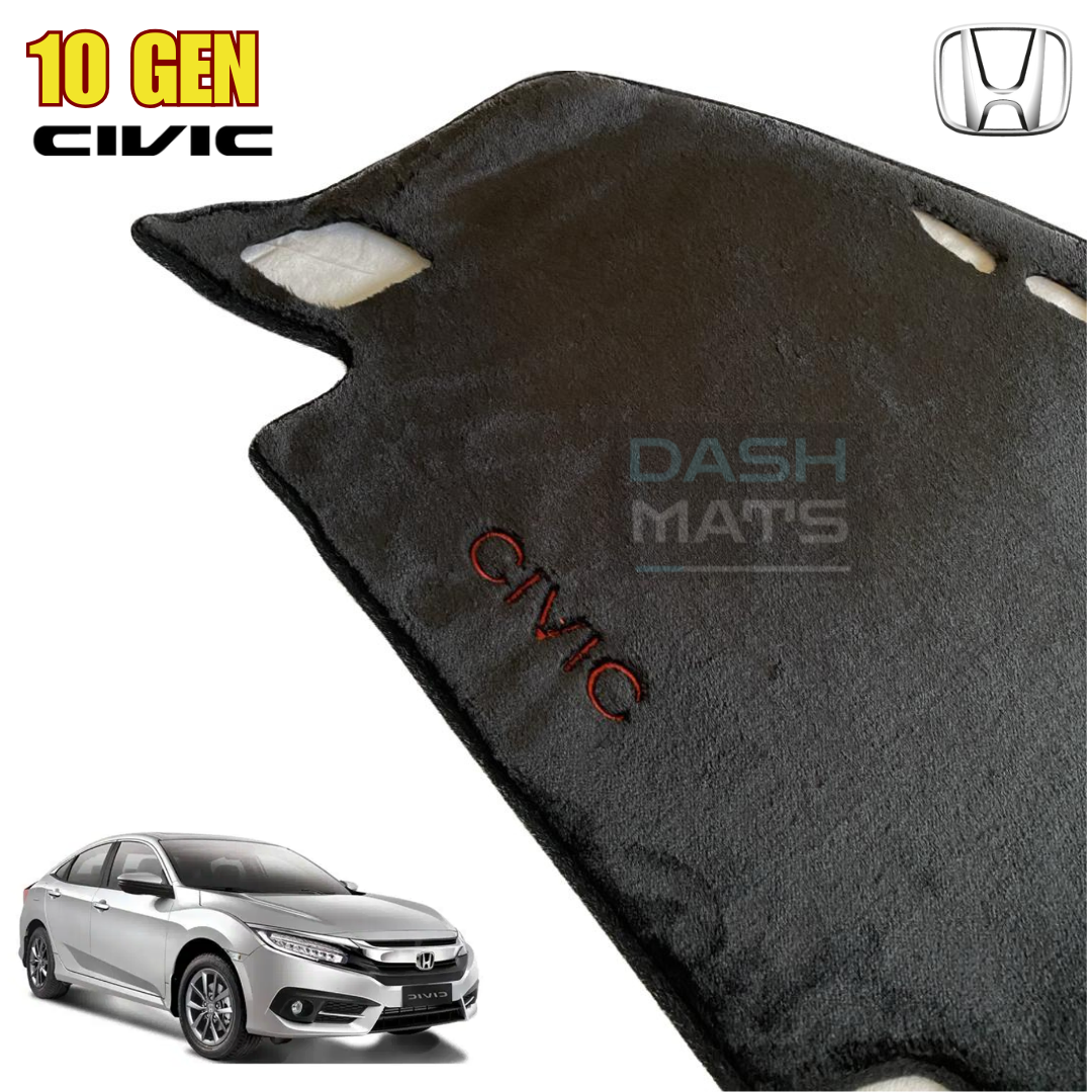 Honda Civic Dash Mat Velvet (2016-2021)