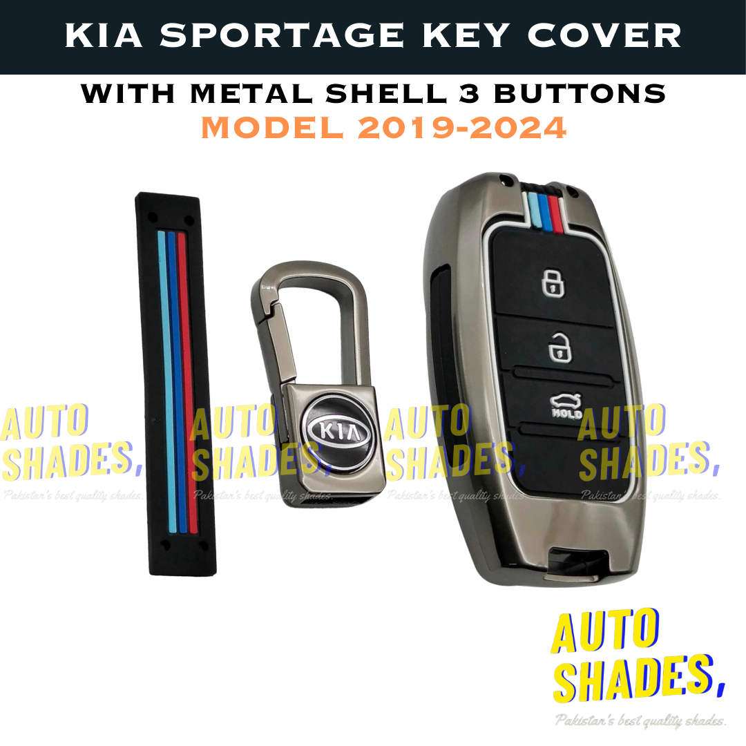 KIA Sportage Key Cover With Metal Shell - Model 2019-2024