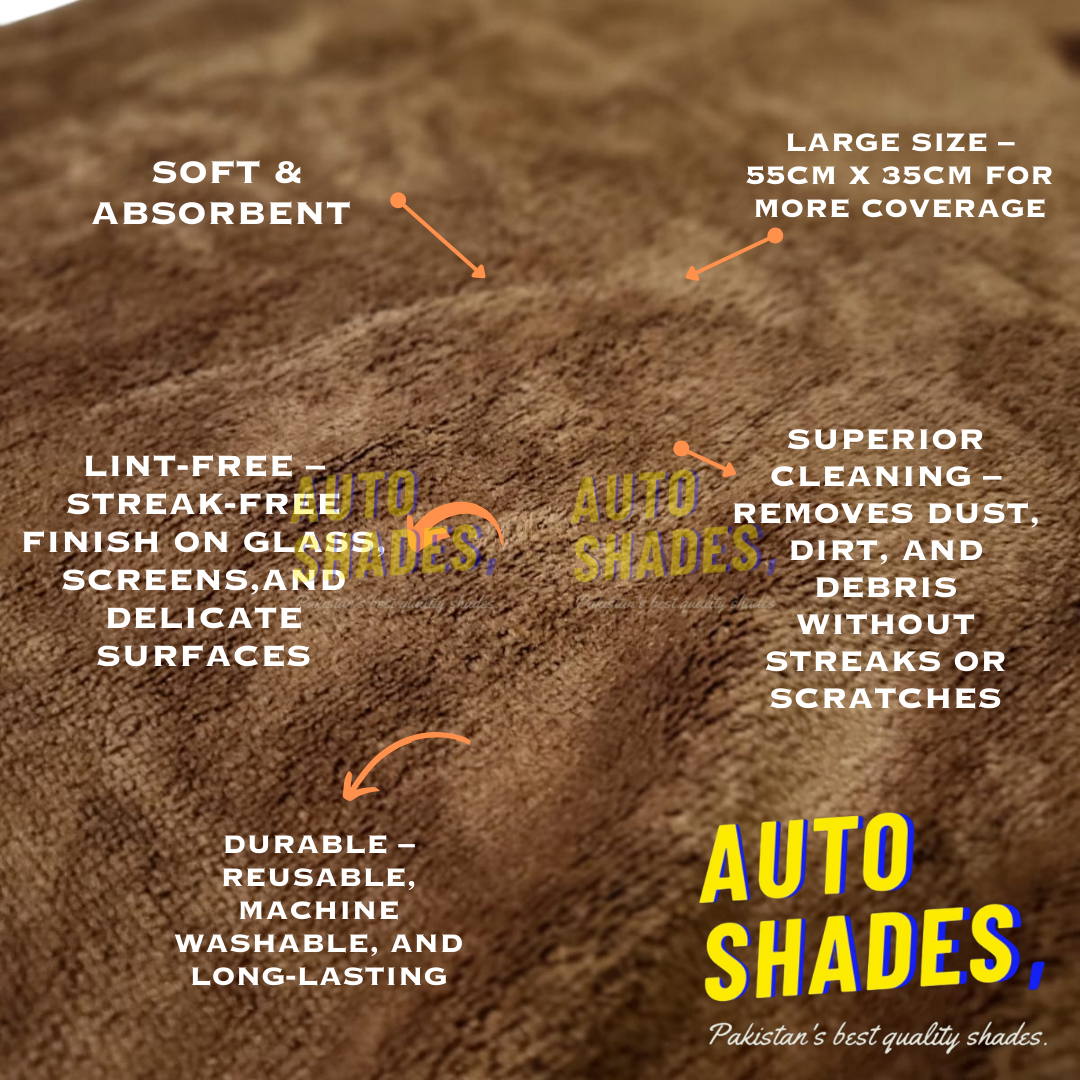 Microfiber Cloth - Multi Color (Size – 55cm x 35cm)