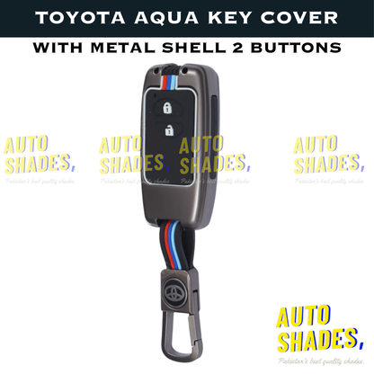 Toyota Aqua Key Cover With Metal Shell