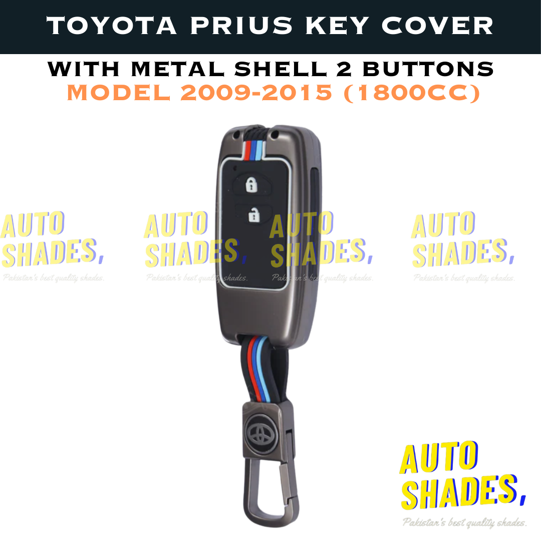 Toyota Prius Key Cover With Metal Shell - Model 2009-2015 (1800cc)