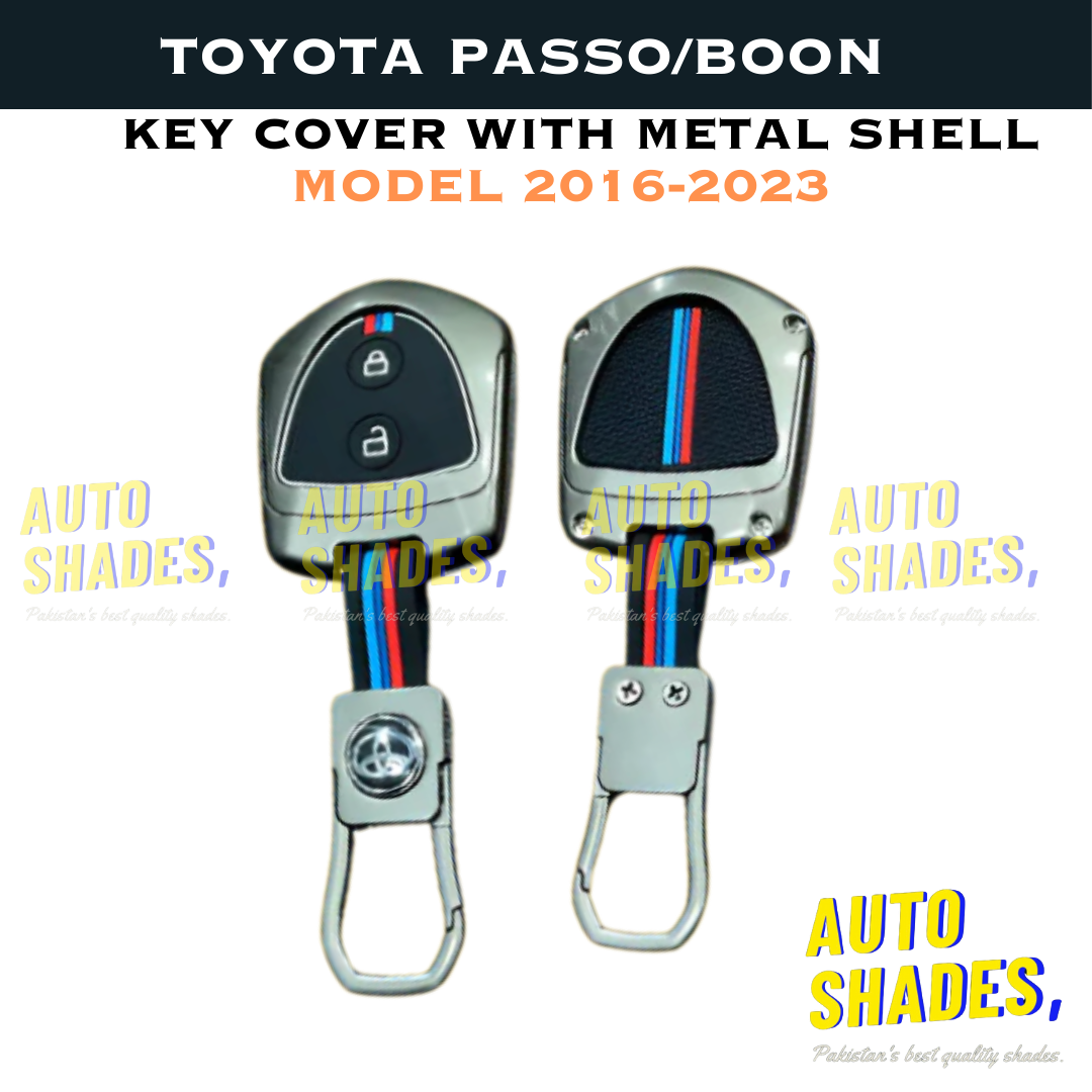 Toyota Passo/boon Key Cover with Metal shell - Model 2016-2023