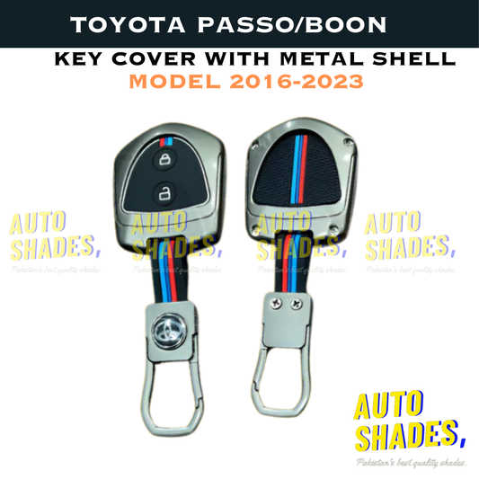 Toyota Passo/boon Key Cover with Metal shell - Model 2016-2023